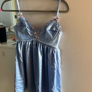 For Love and Lemons blue dress